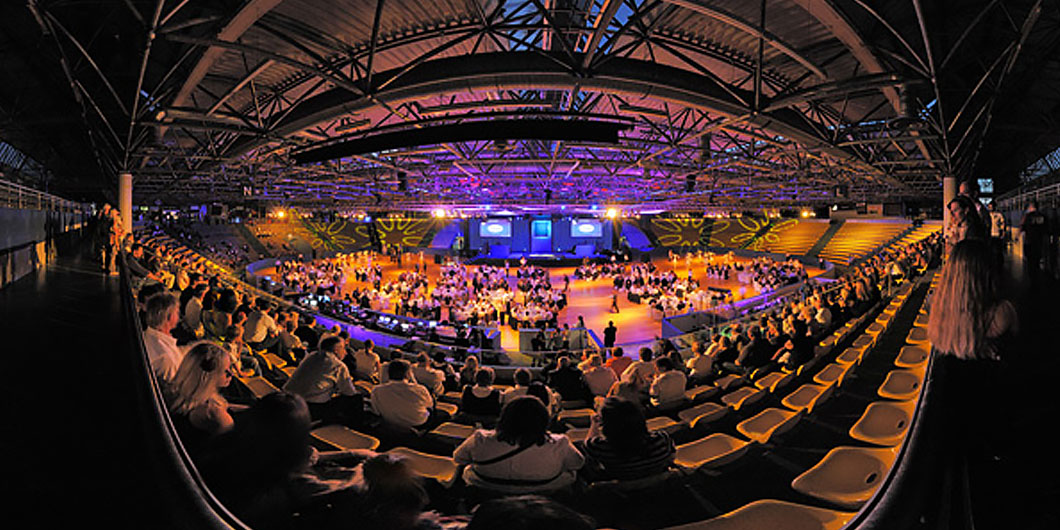 Aufnahme eines Events in der Großen Halle