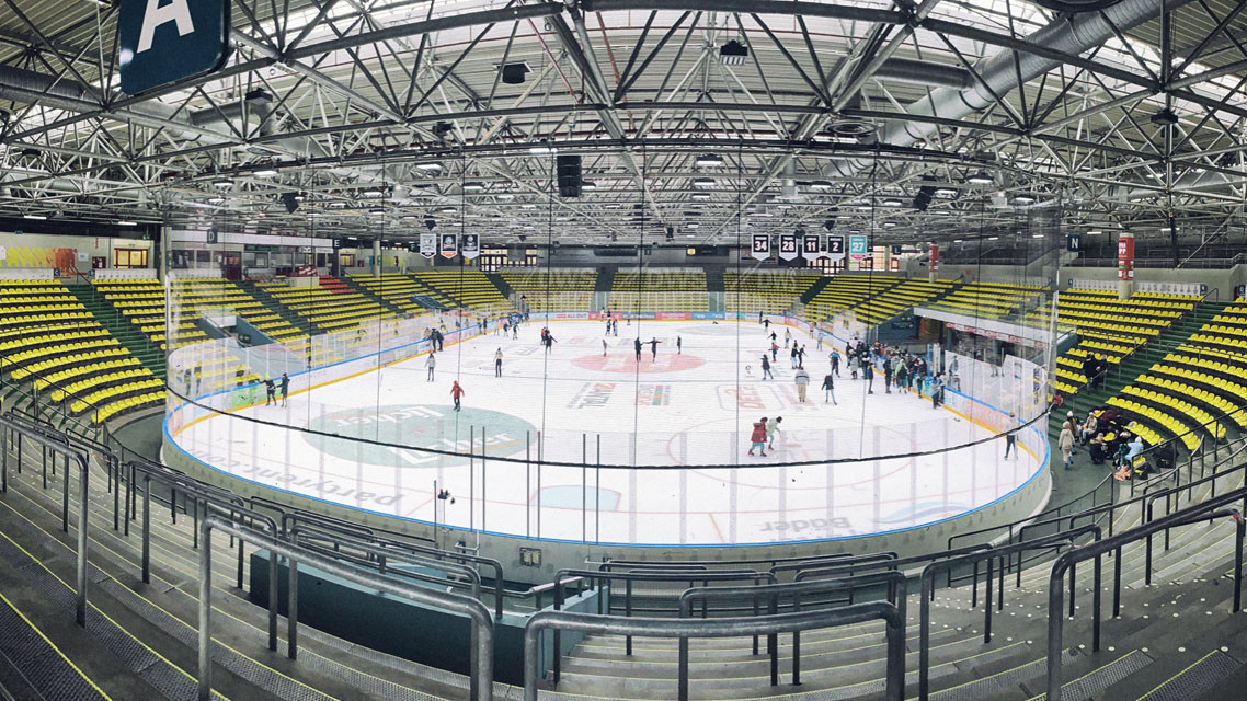 Große Halle der Eissporthalle Frankfurt